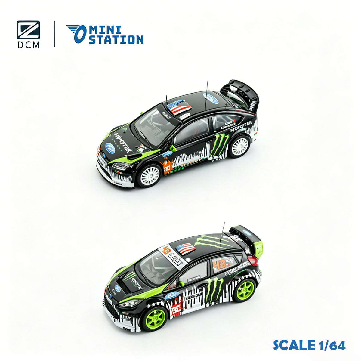Die Cast Car 1 64 - DCM × Mini Station 1:64 Ken