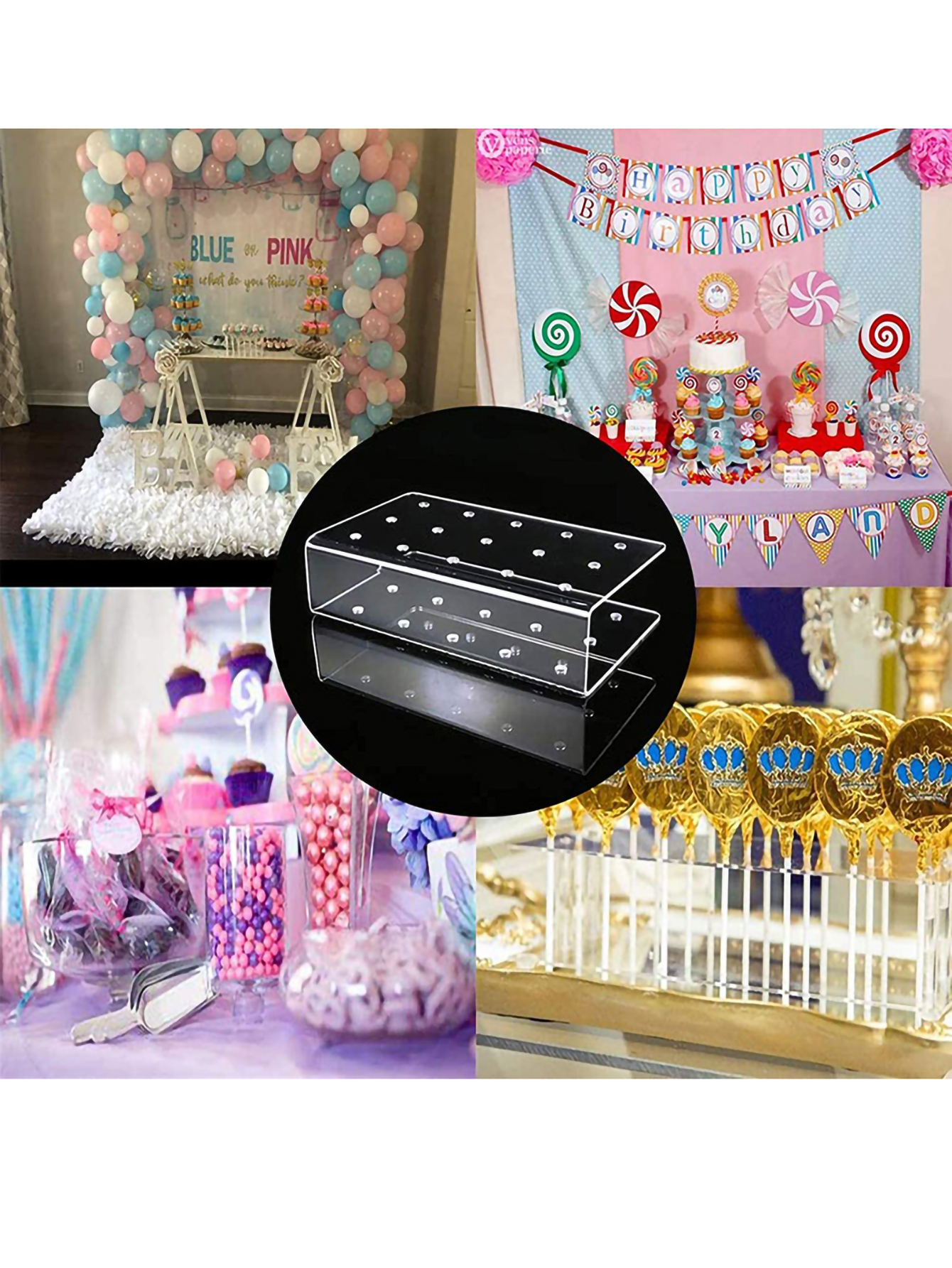 1PC 15 Hole Cake Pop Stand Can – Pop Display Shelf recenzja i cena