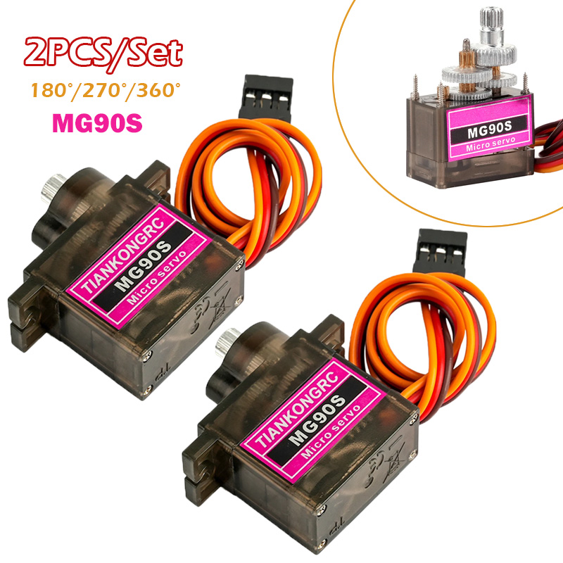 2PCS MG90S Full Metal Gear Mic – Model Airplane Plastic recenzja i cena