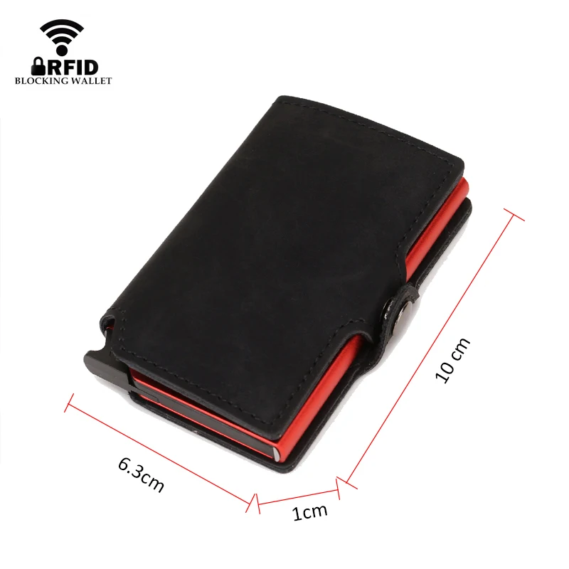 Slim Business Card Holder Men  – Card Top Loader recenzja i cena