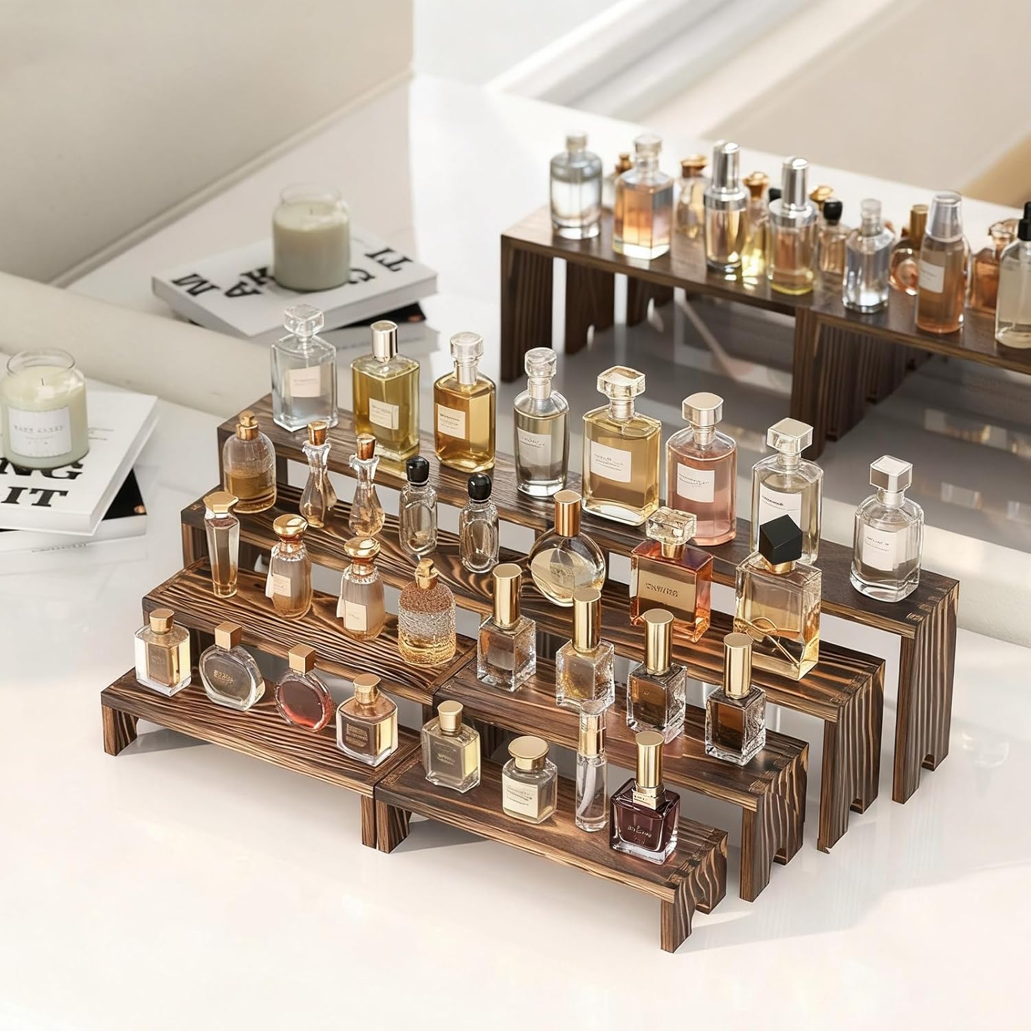 2 Tier Wooden Cupcake Stand Se – Display Risers Set recenzja i cena