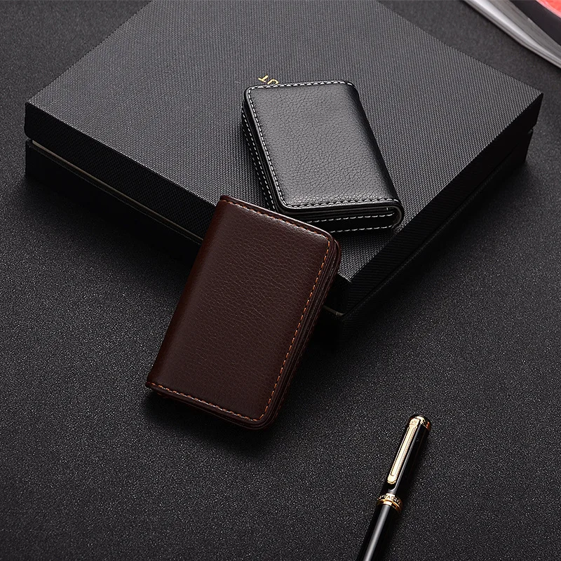2026 PU Leather Business Card  – Card Top Loader recenzja i cena