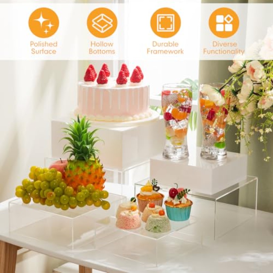 Buffet Risers Set of 10 Acryli – Display Risers Set recenzja i cena