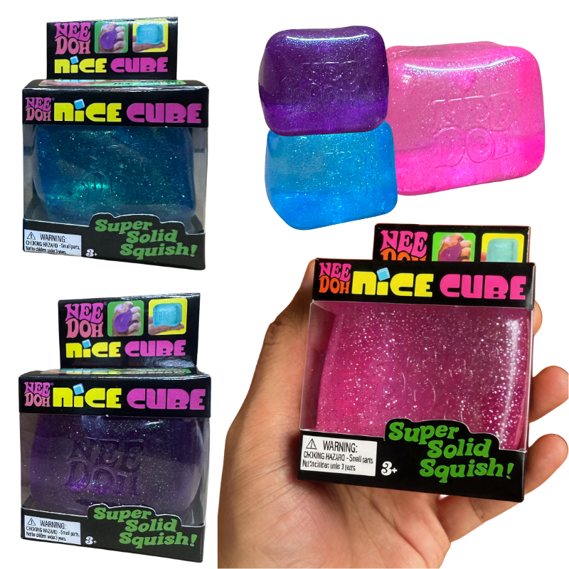 Schylling Nee Doh Glitter Cube – Fidget Cube Original recenzja i cena