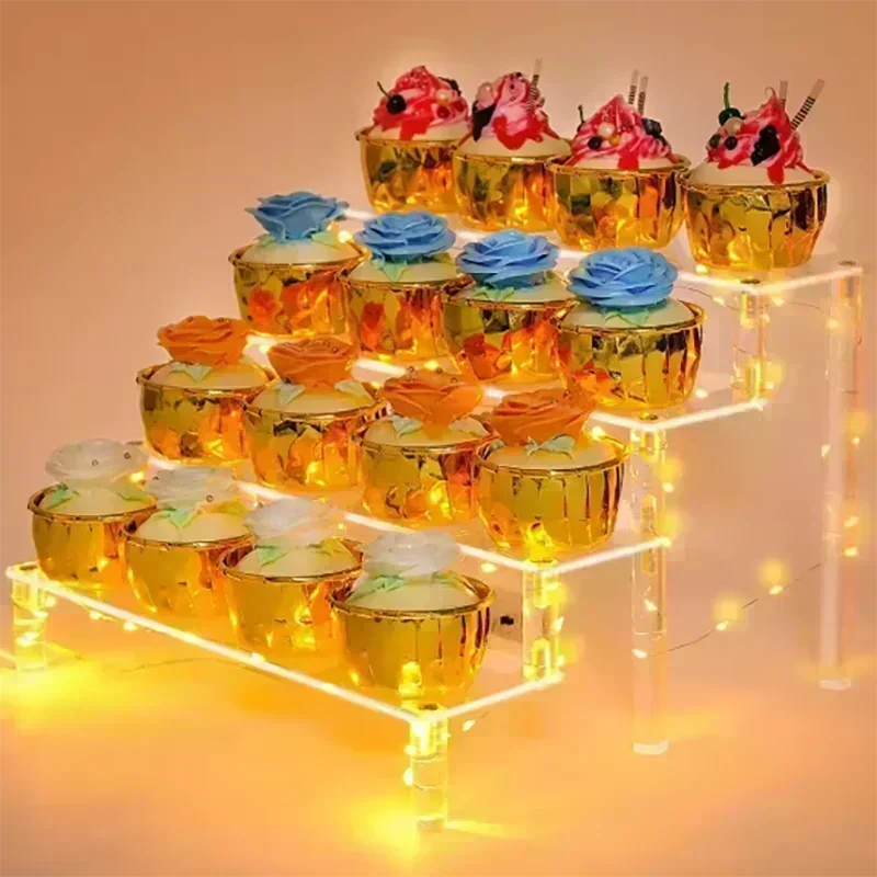 1-4 Tier Acrylic Display Stand – Pop Display Shelf recenzja i cena