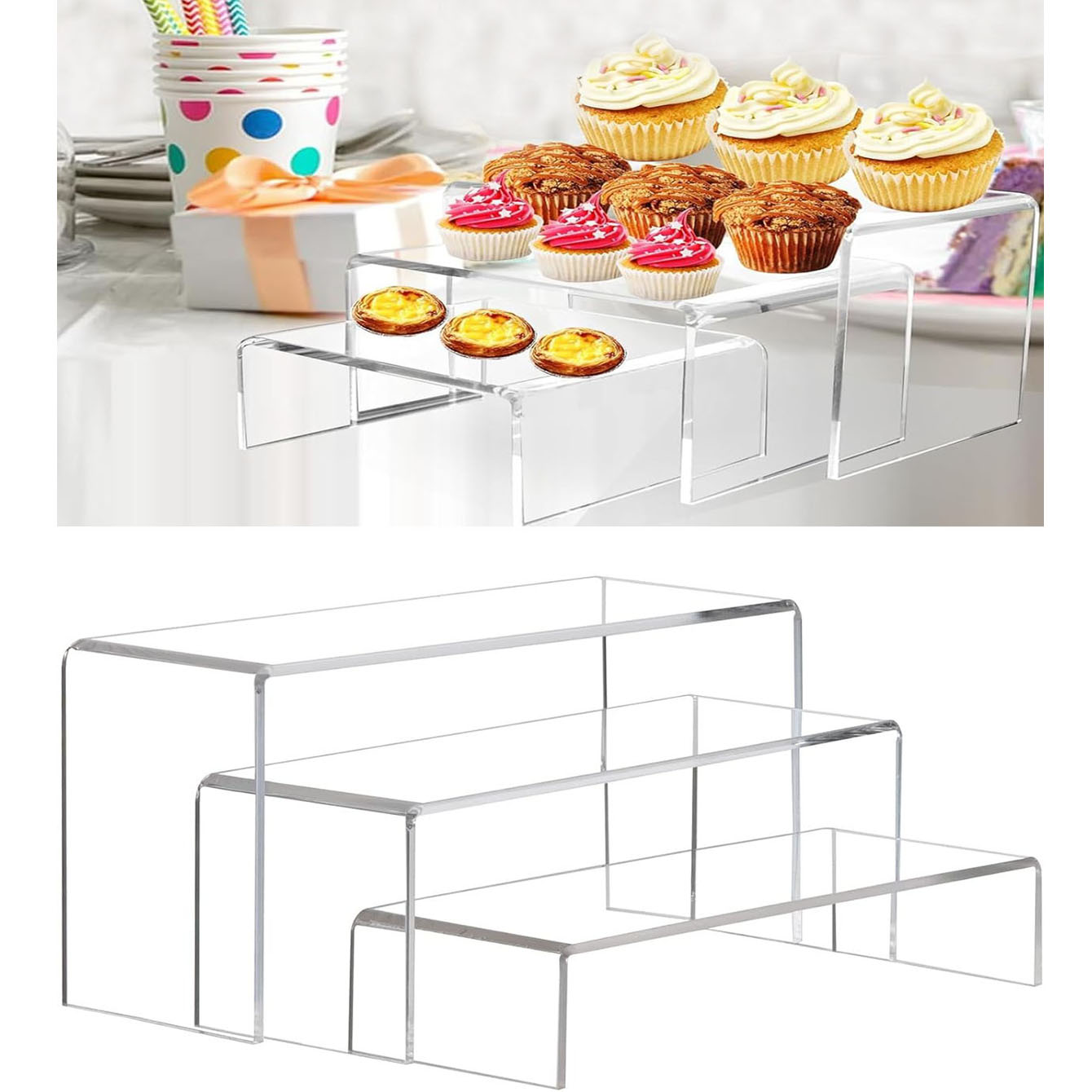 3 pieces of acrylic display sh – Pop Display Shelf recenzja i cena