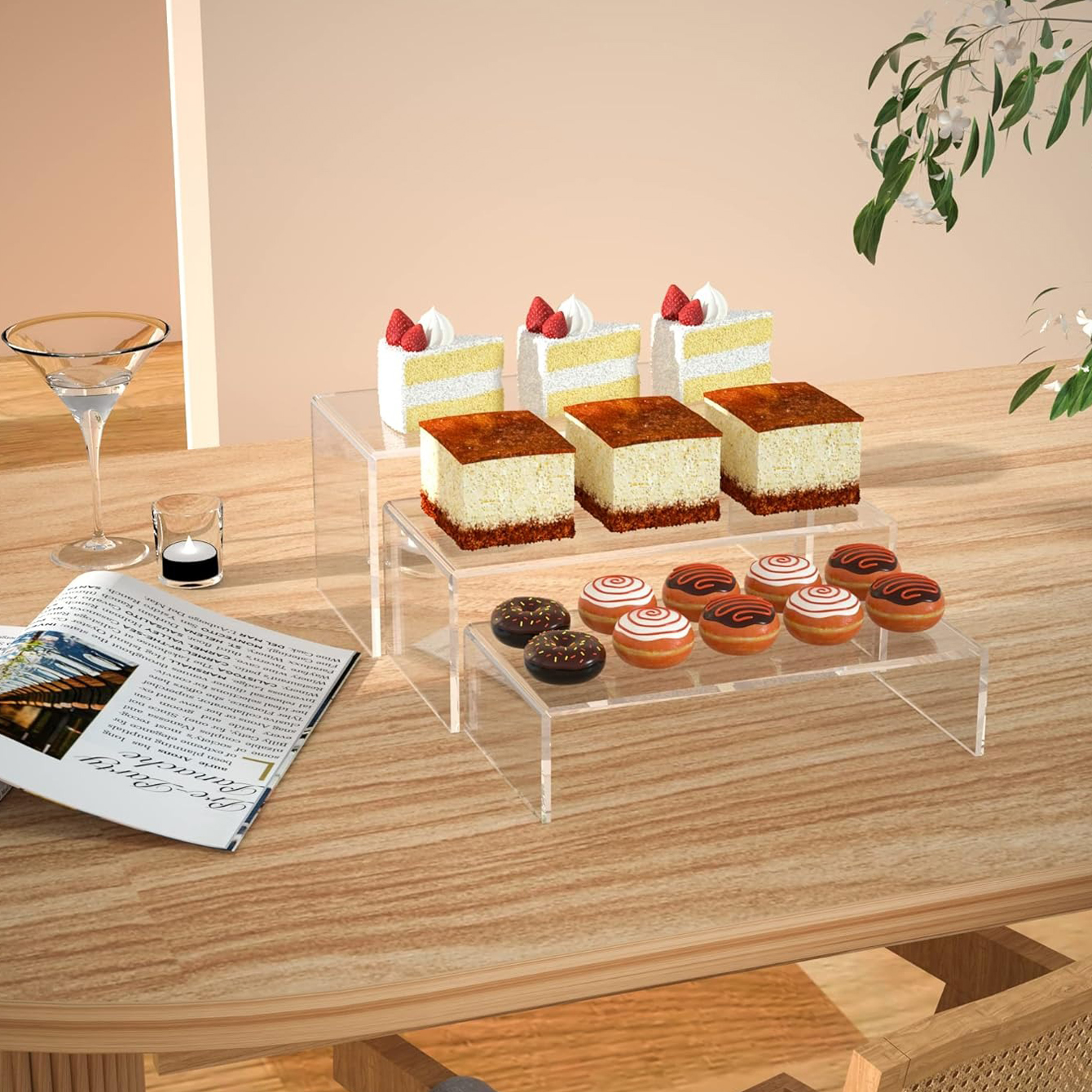 3 pieces of acrylic display sh – Pop Display Shelf recenzja i cena