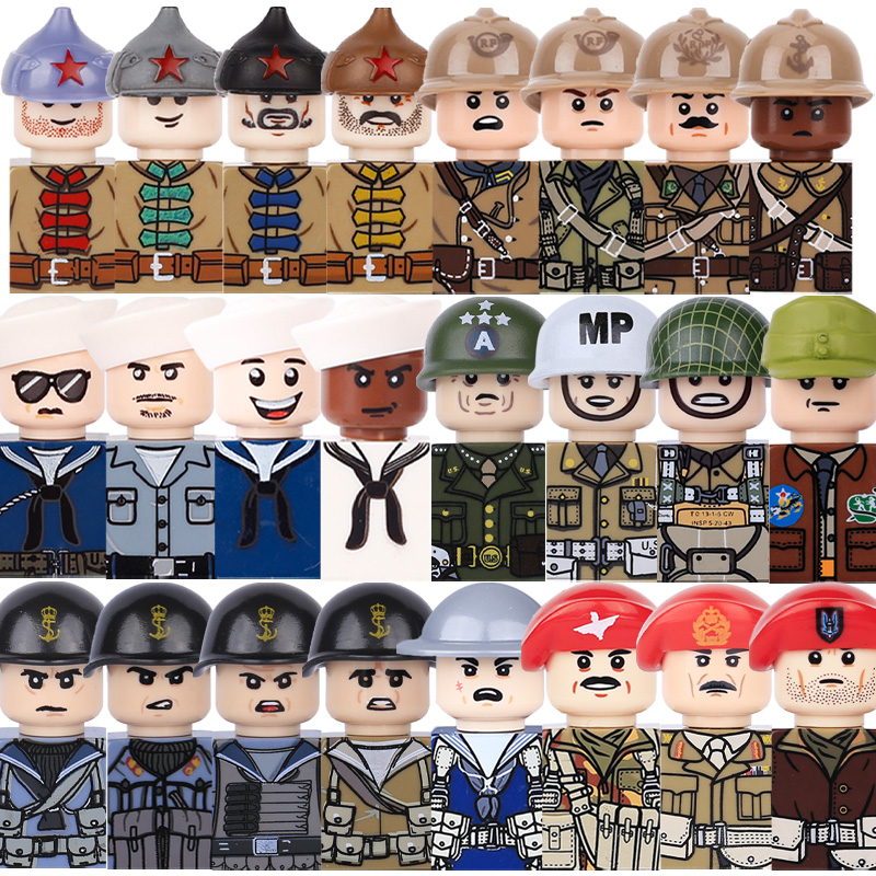 Kids Toy WW2 Military Army Act – Lego Minifigure Holder recenzja i cena