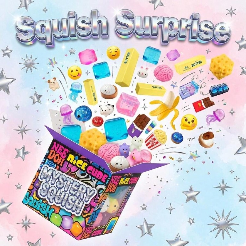 Holiday Squishy Mystery Blind  – Mystery Box Blind Bag recenzja i cena