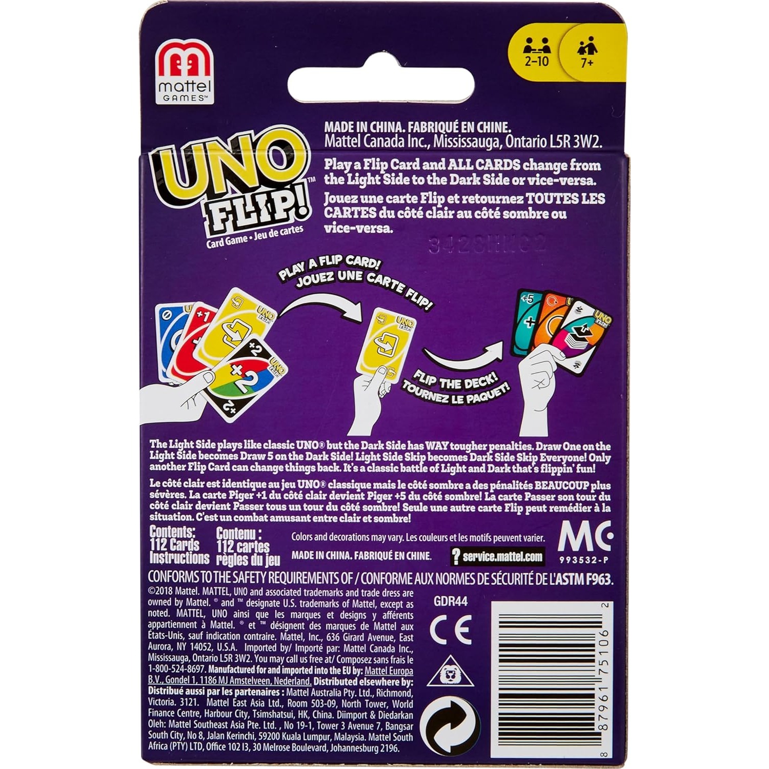 100% Original Mattel UNO Flip  – Graded Card Display recenzja i cena