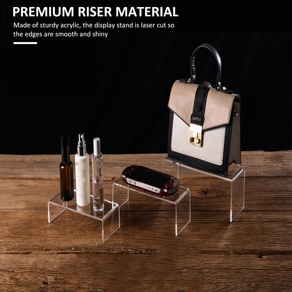 3/6/9Pcs Acrylic Display Stand – Display Risers Set recenzja i cena