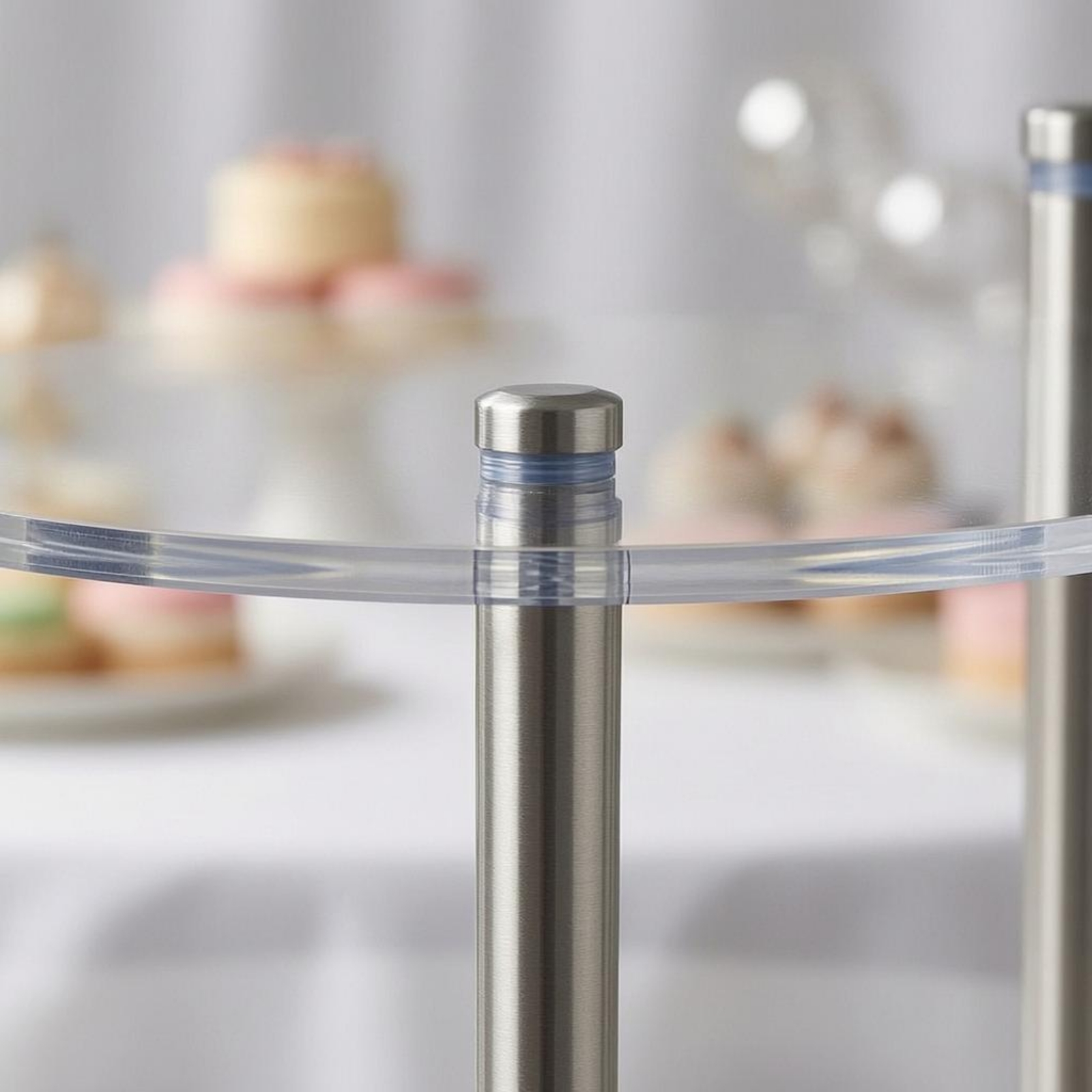 Acrylic Cake Stand Cylindrical – Display Risers Set recenzja i cena