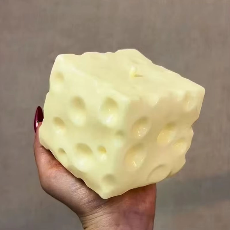 ◑Jumbo Cheese Cube Stress Ball – Fidget Cube Original recenzja i cena