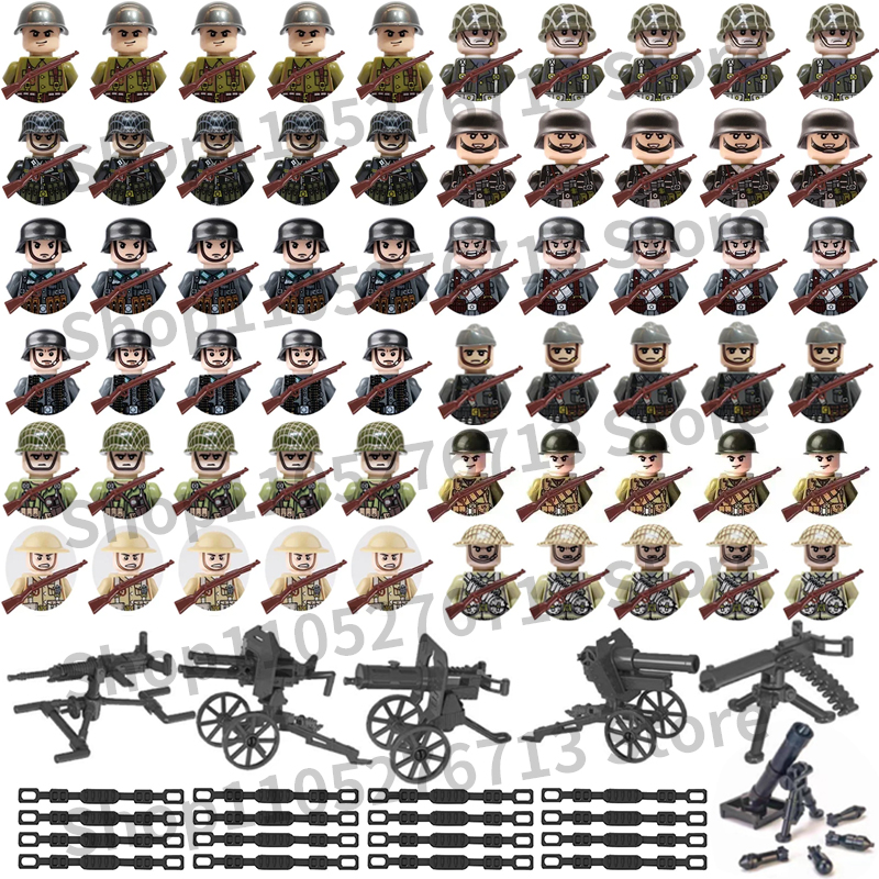 25Pcs/Set World War II Militar – Lego Minifigure Holder recenzja i cena