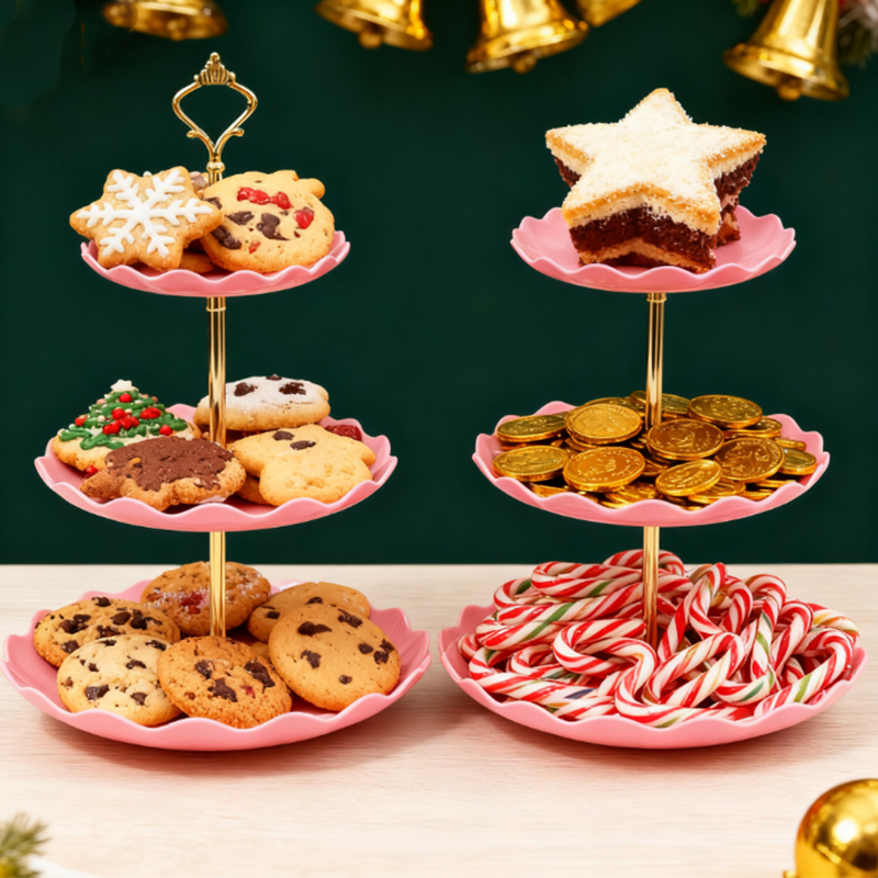 2/5pcs luxury pink cake rack d – Display Risers Set recenzja i cena