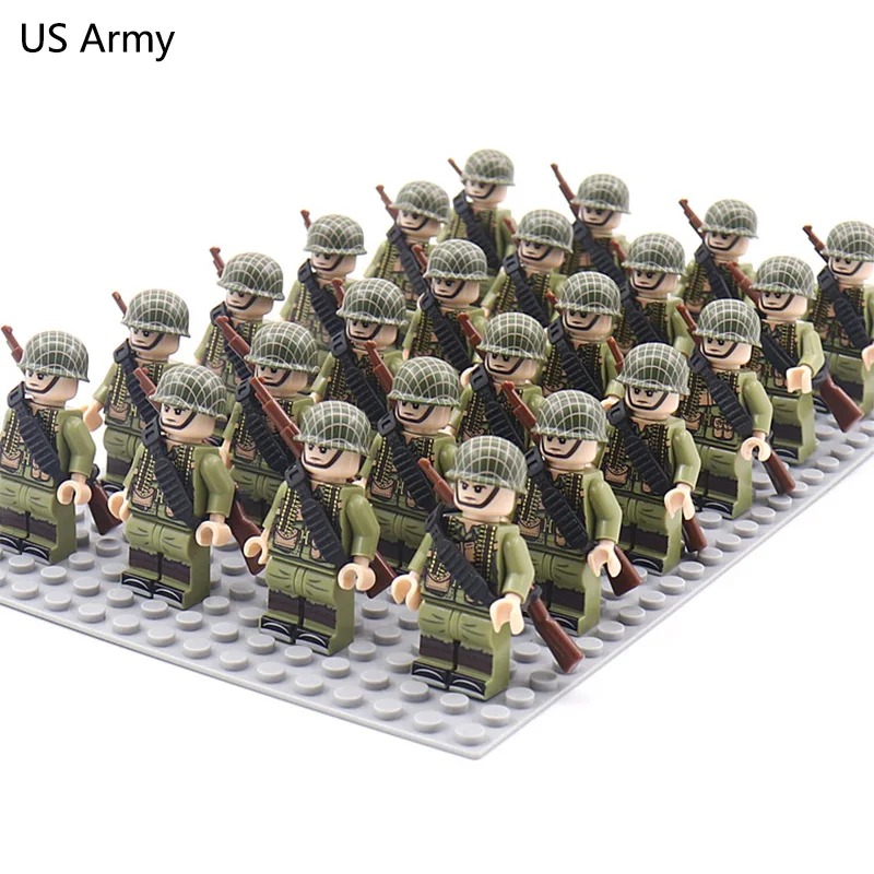World War II military soldier  – Building Block Mini recenzja i cena