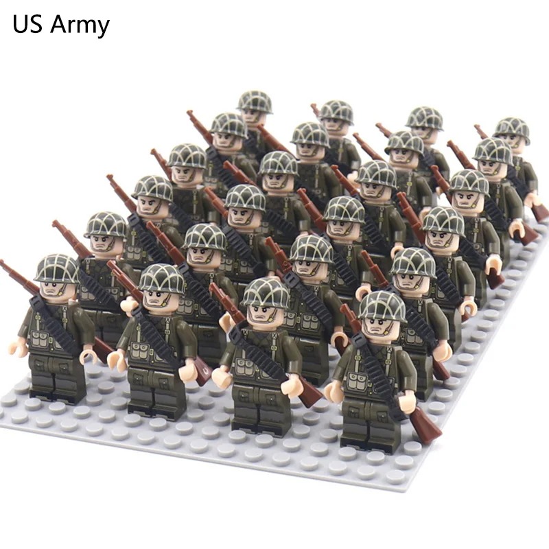 World War II military soldier  – Building Block Mini recenzja i cena
