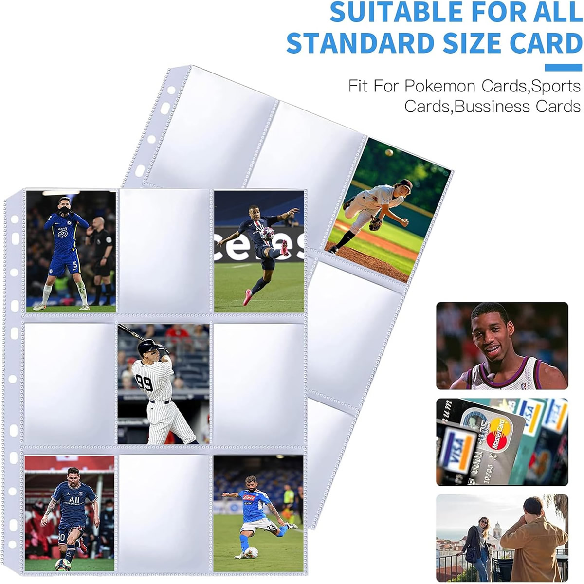 50 Pack 9 Pocket Card Sleeves  – Trading Card Binder recenzja i cena