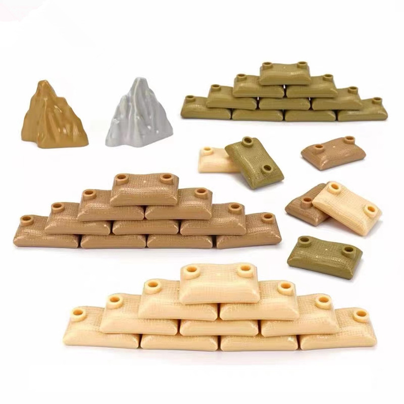 50PCS MOC Military Sandbag Bui – Lego Minifigure Holder recenzja i cena