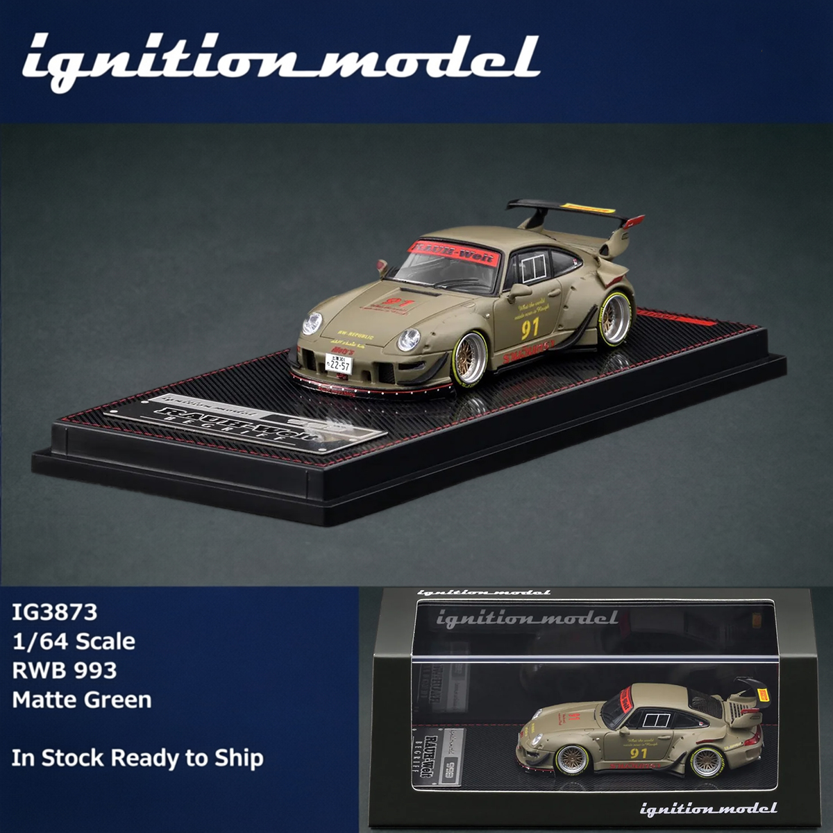 Ignition Model IG3873 1:64 Por – Die Cast Car 1 64 recenzja i cena