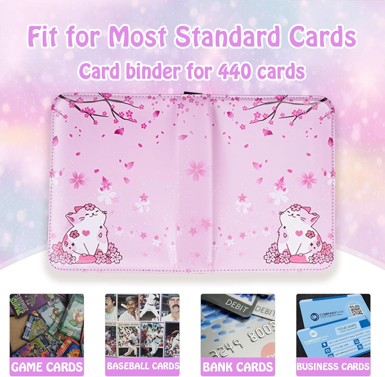 440 Card Binder for Girls with – Trading Card Binder recenzja i cena