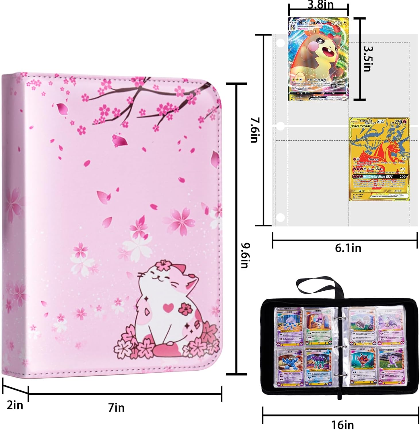 440 Card Binder for Girls with – Trading Card Binder recenzja i cena