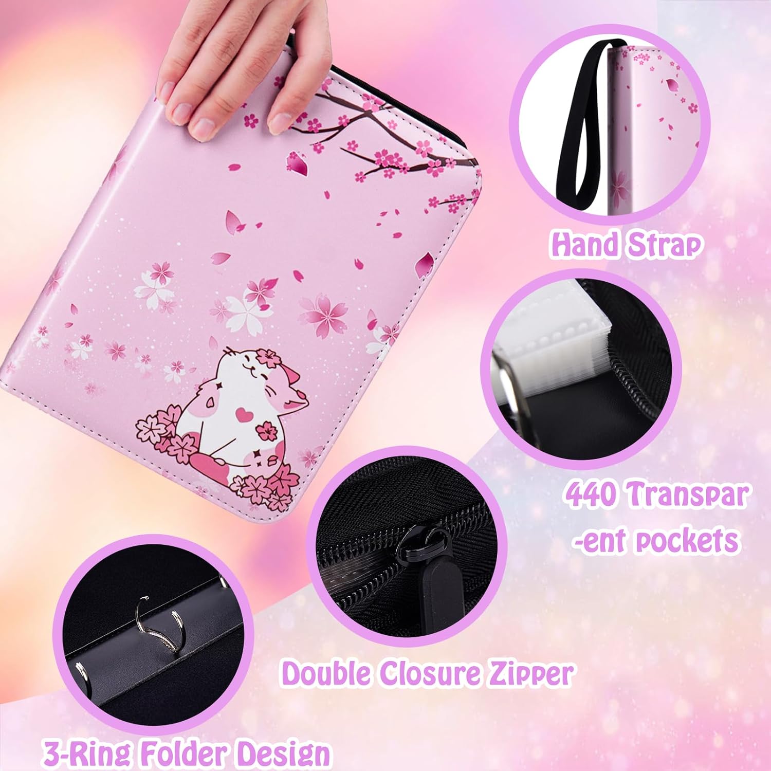 440 Card Binder for Girls with – Trading Card Binder recenzja i cena