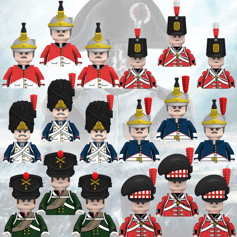 10pcs Napoleonic Wars Military – Lego Minifigure Holder recenzja i cena