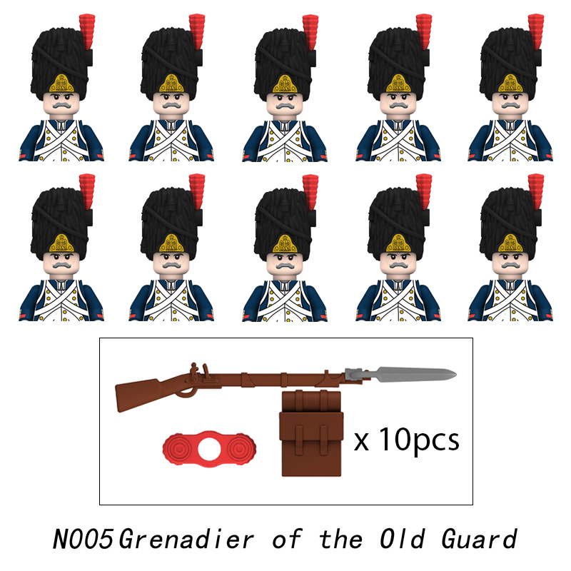 10pcs Napoleonic Wars Military – Lego Minifigure Holder recenzja i cena