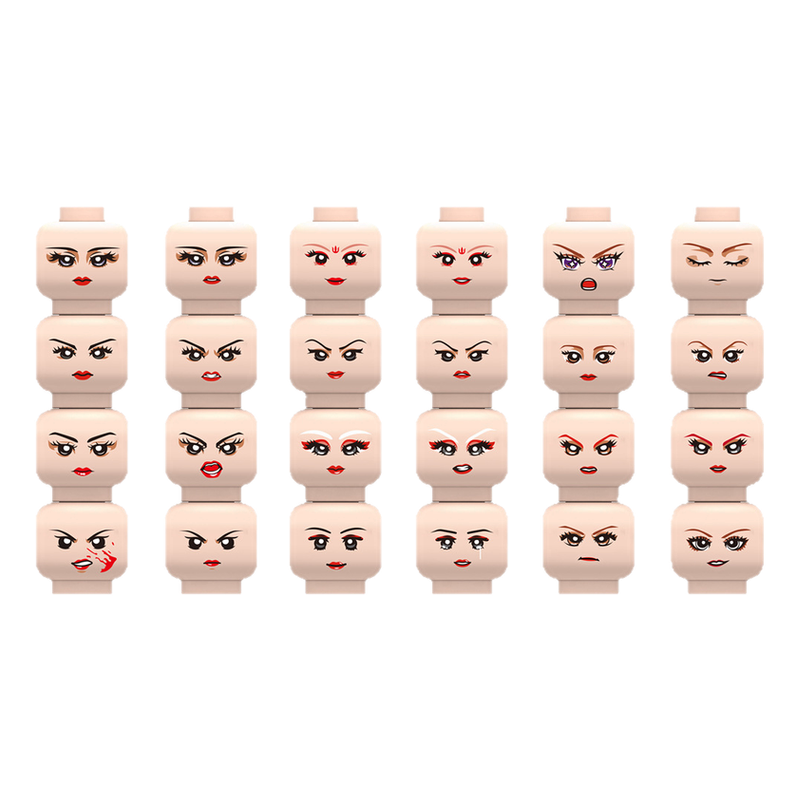 Injured Emotional Face Heads B – Lego Minifigure Holder recenzja i cena