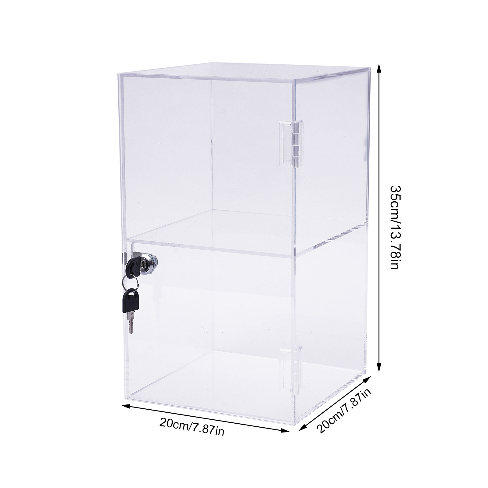 Transparent Acrylic 20x20x35cm – Display Case Acrylic recenzja i cena