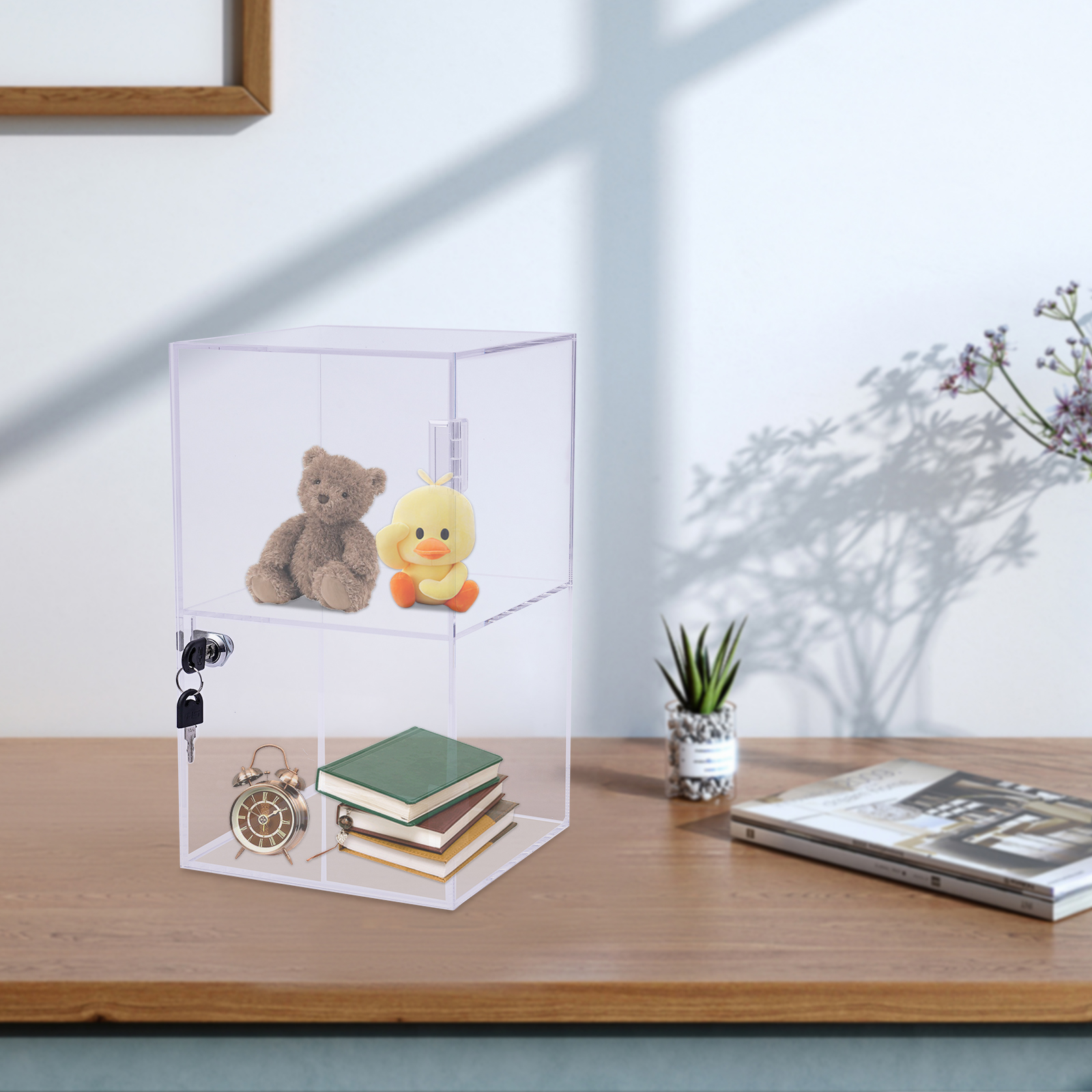 Transparent Acrylic 20x20x35cm – Display Case Acrylic recenzja i cena