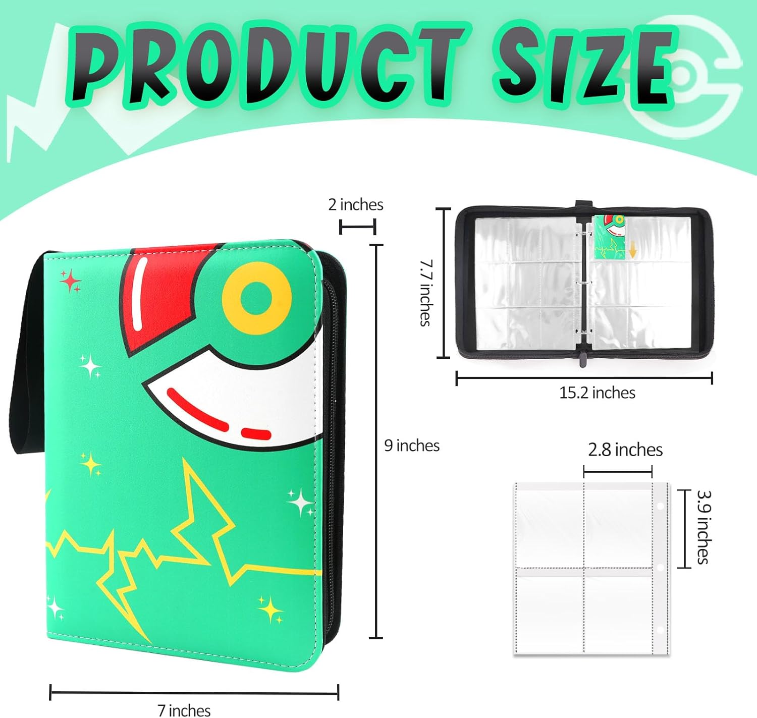 400 Pockets Card Binder with 5 – Trading Card Binder recenzja i cena