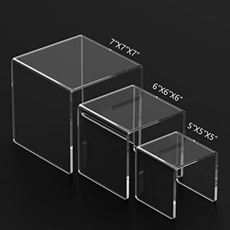 Clear Acrylic Display Risers 2 – Display Risers Set recenzja i cena