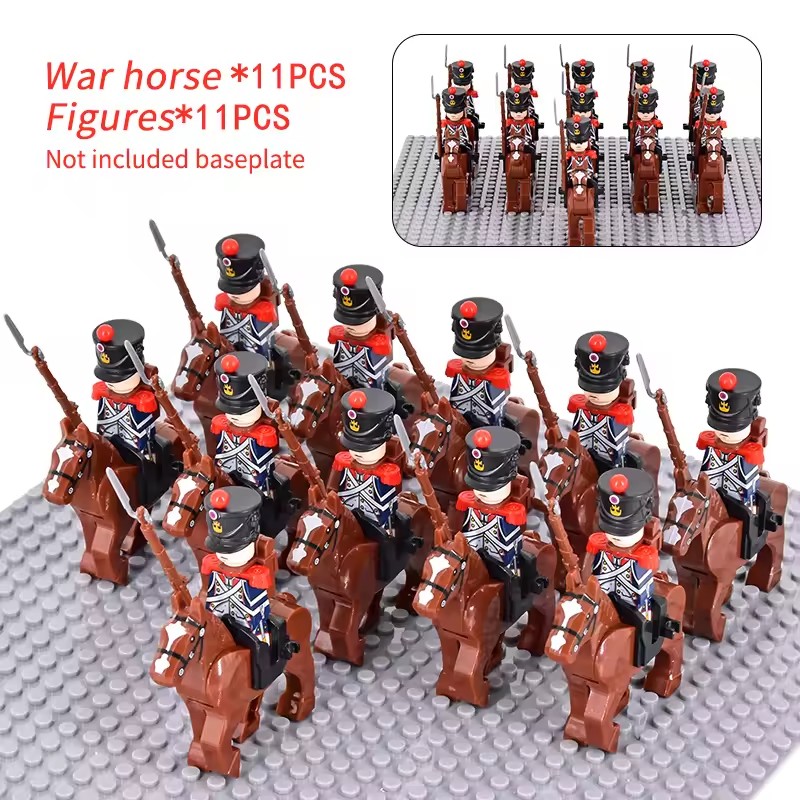 10pcs Napoleonic Wars Military – Lego Minifigure Holder recenzja i cena
