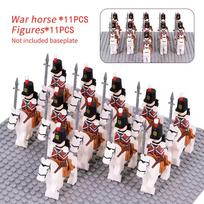 10pcs Napoleonic Wars Military – Lego Minifigure Holder recenzja i cena