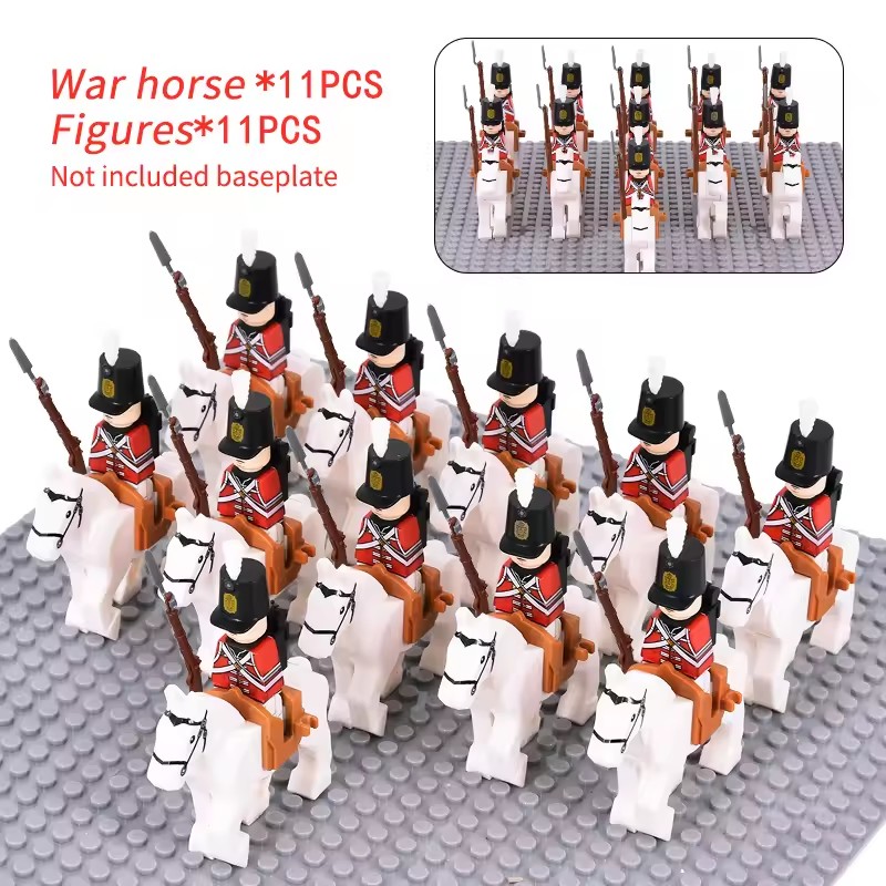 10pcs Napoleonic Wars Military – Lego Minifigure Holder recenzja i cena