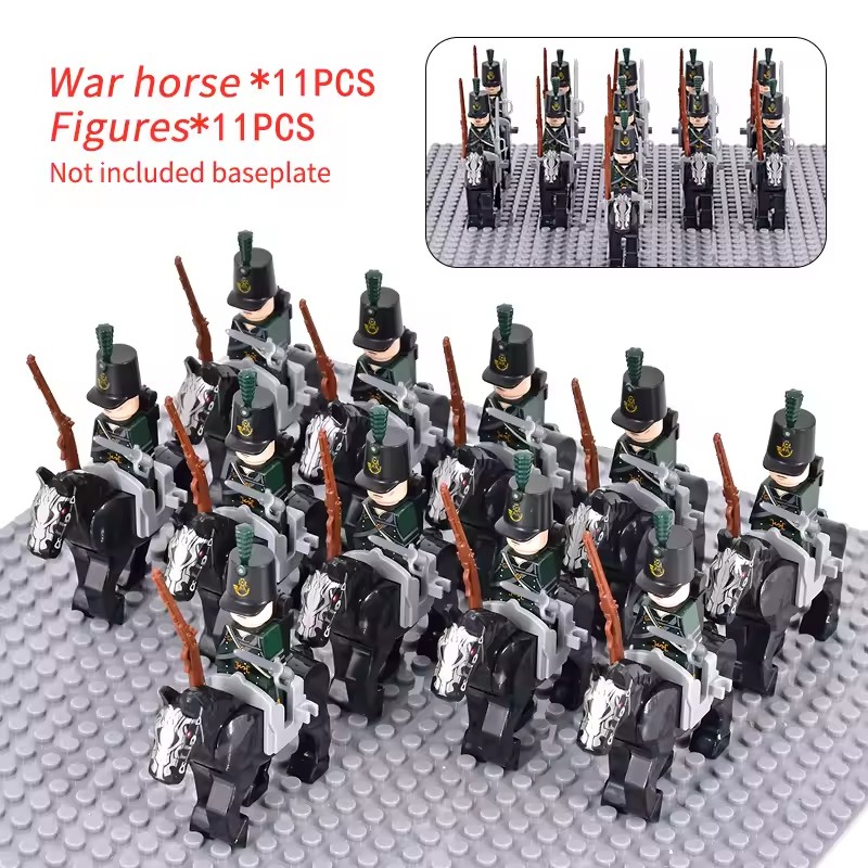 10pcs Napoleonic Wars Military – Lego Minifigure Holder recenzja i cena