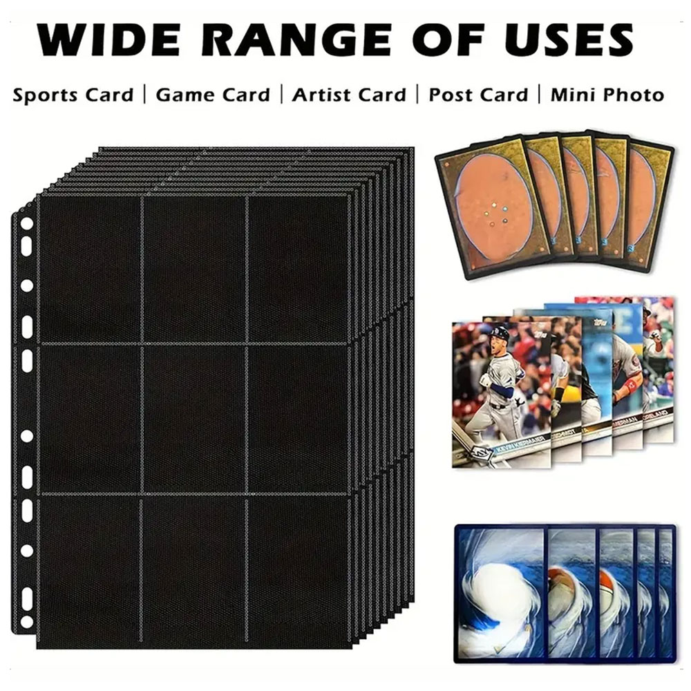 10Pack Black 9-Pocket A4 Tradi – Trading Card Binder recenzja i cena