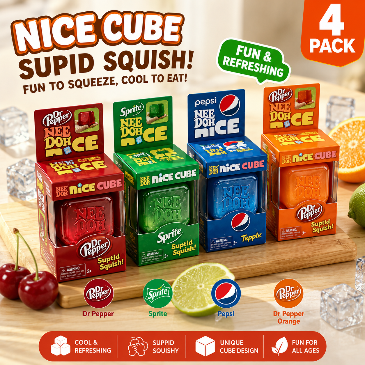 In Stock 2026 Needoh Squeeze S – Fidget Cube Original recenzja i cena