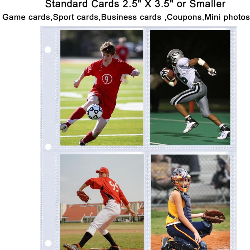 4 Pockets Photo Card Holder Bi – Trading Card Binder recenzja i cena